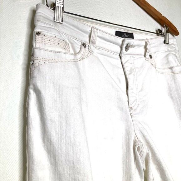 Chicos So Lifting Womens Slim Skinny Jeans White Stretch Pockets Denim S / 6 0.5 - Picture 5 of 12